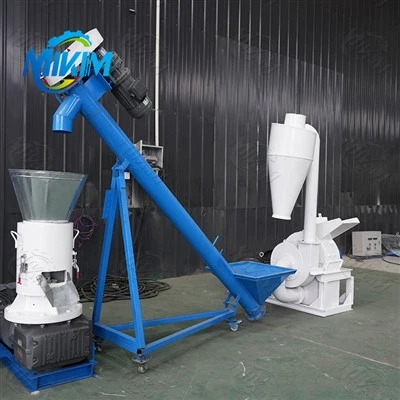 Petita línia de fabricació de pellets de biomassa sencera